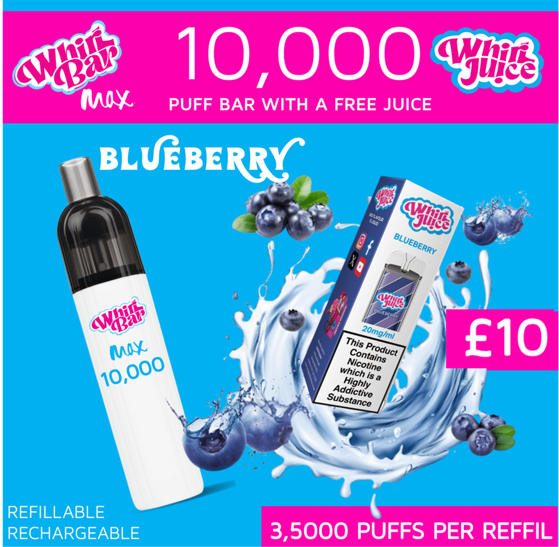 Whirl Bar Max - Blueberry