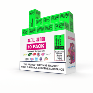 Neon -  Lemon Lime Twister 10 Pack