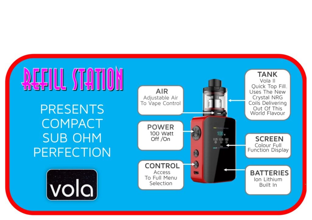 Kangertech Vola at Refill Station