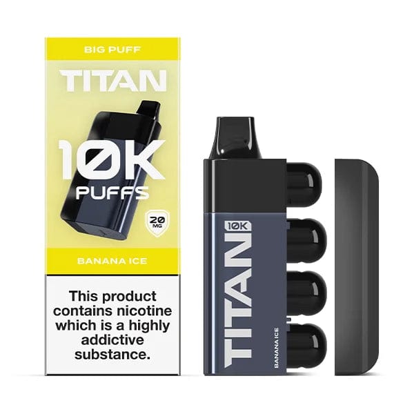 Titan 10K Puff Bar - Banana Ice 