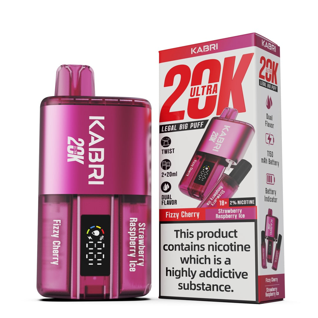 Kabri 20K - Fizzy Cherry & Strawberry Raspberry Ice