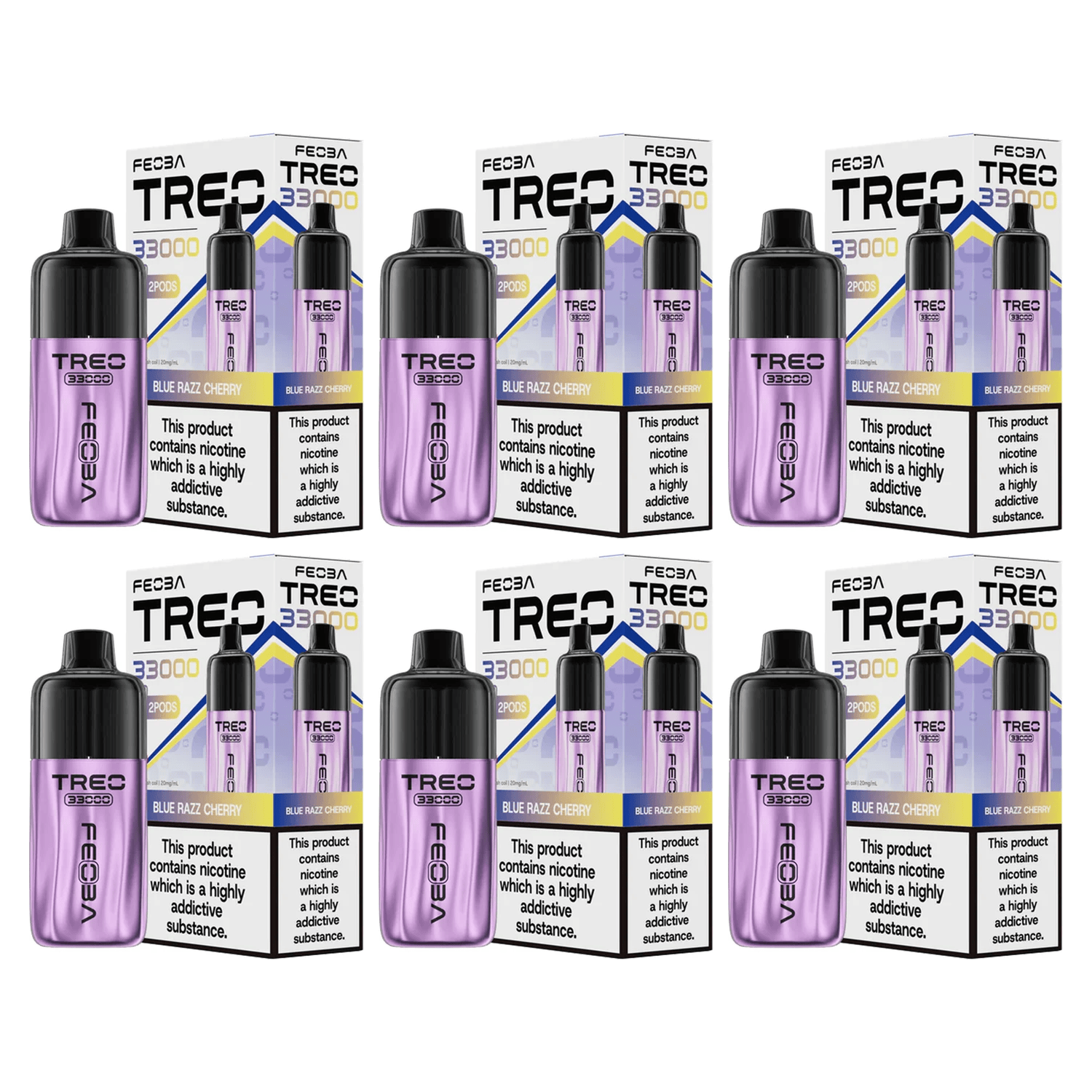 Feoba Treo 33000 Puffs (6 Pack)