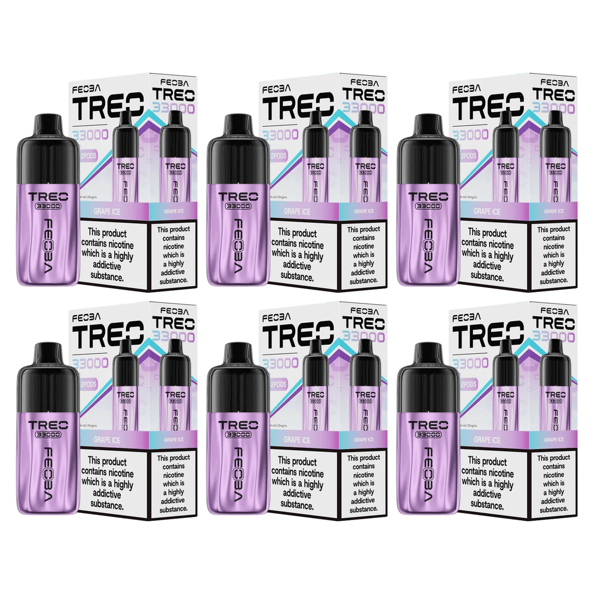 Feoba Treo 33000 Puffs (6 Pack)