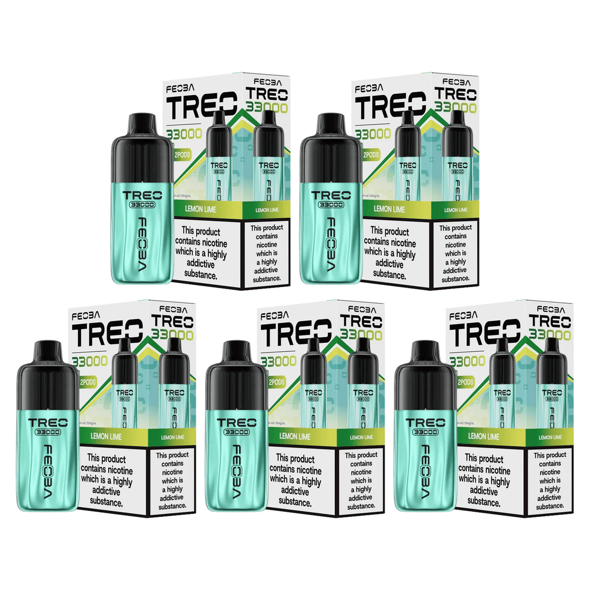 Feoba Treo 33000 Puffs (5 Pack)