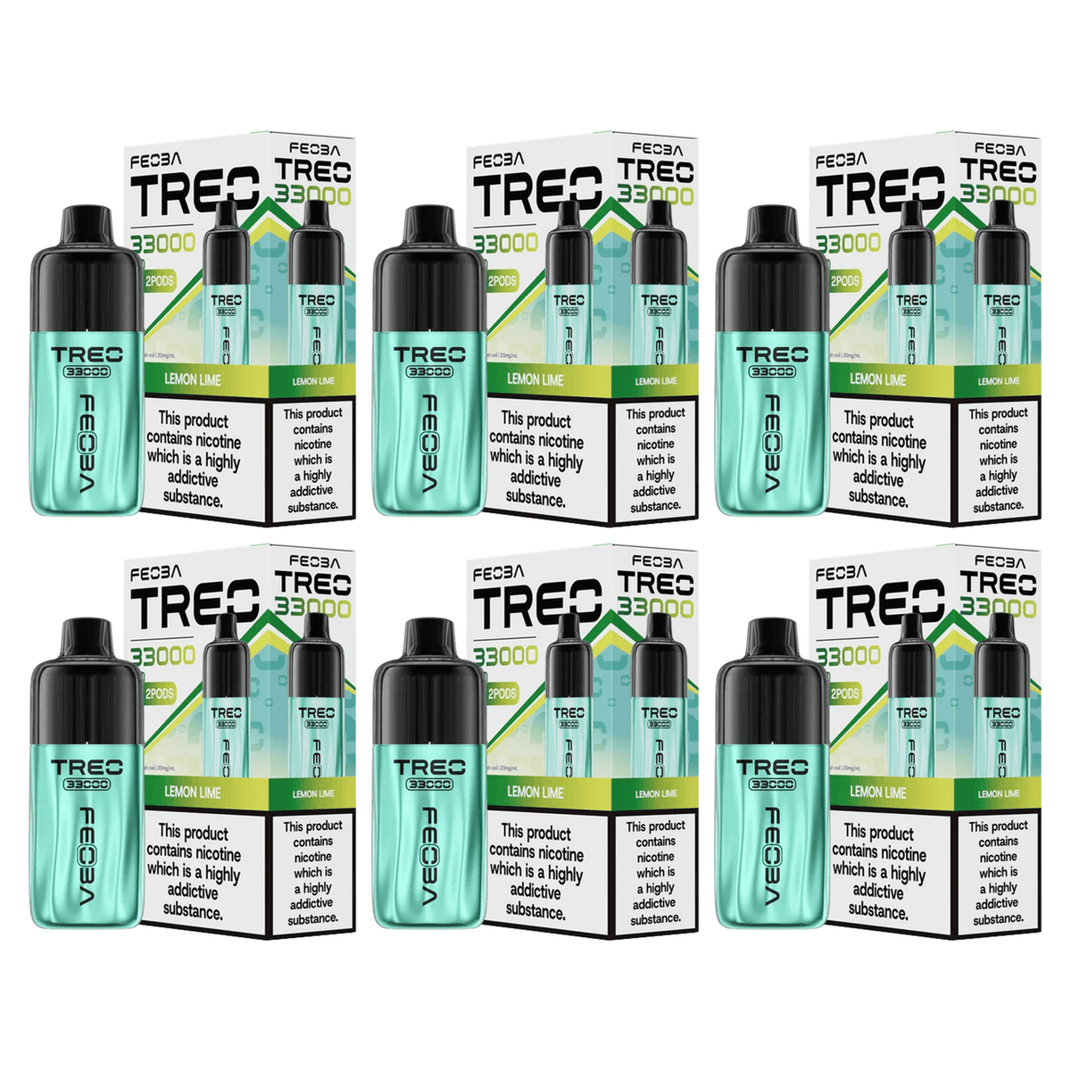 Feoba Treo 33000 Puffs (6 Pack)