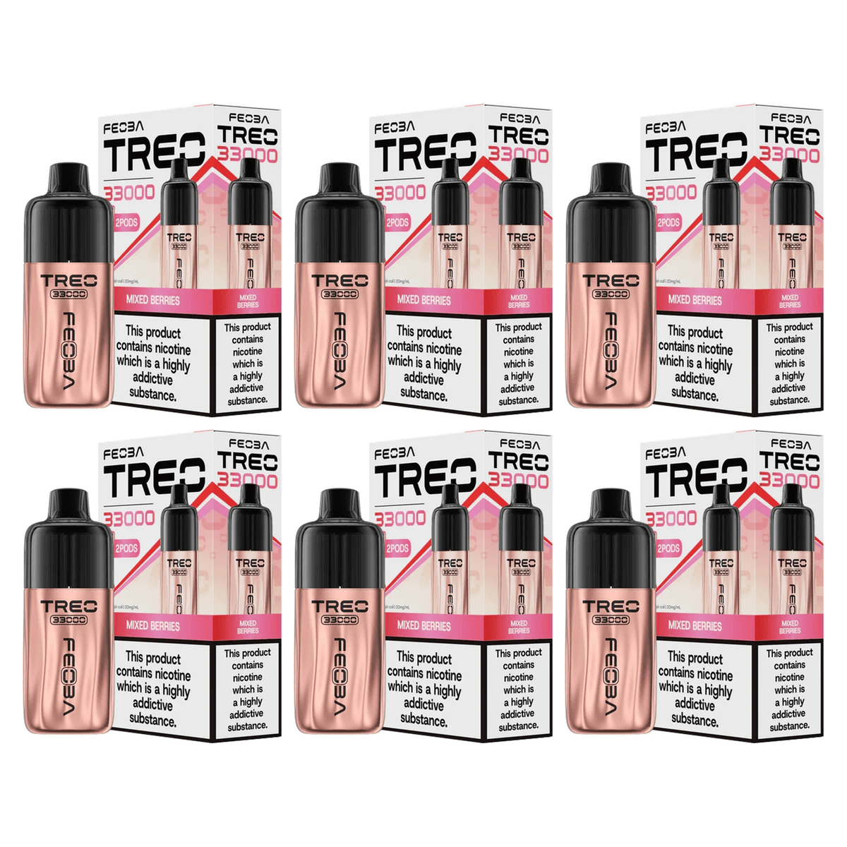 Feoba Treo 33000 Puffs (6 Pack)