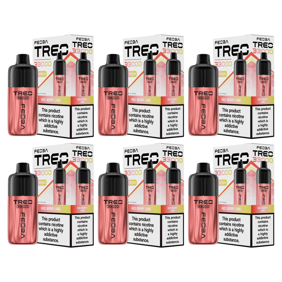 Feoba Treo 33000 Puffs (6 Pack)