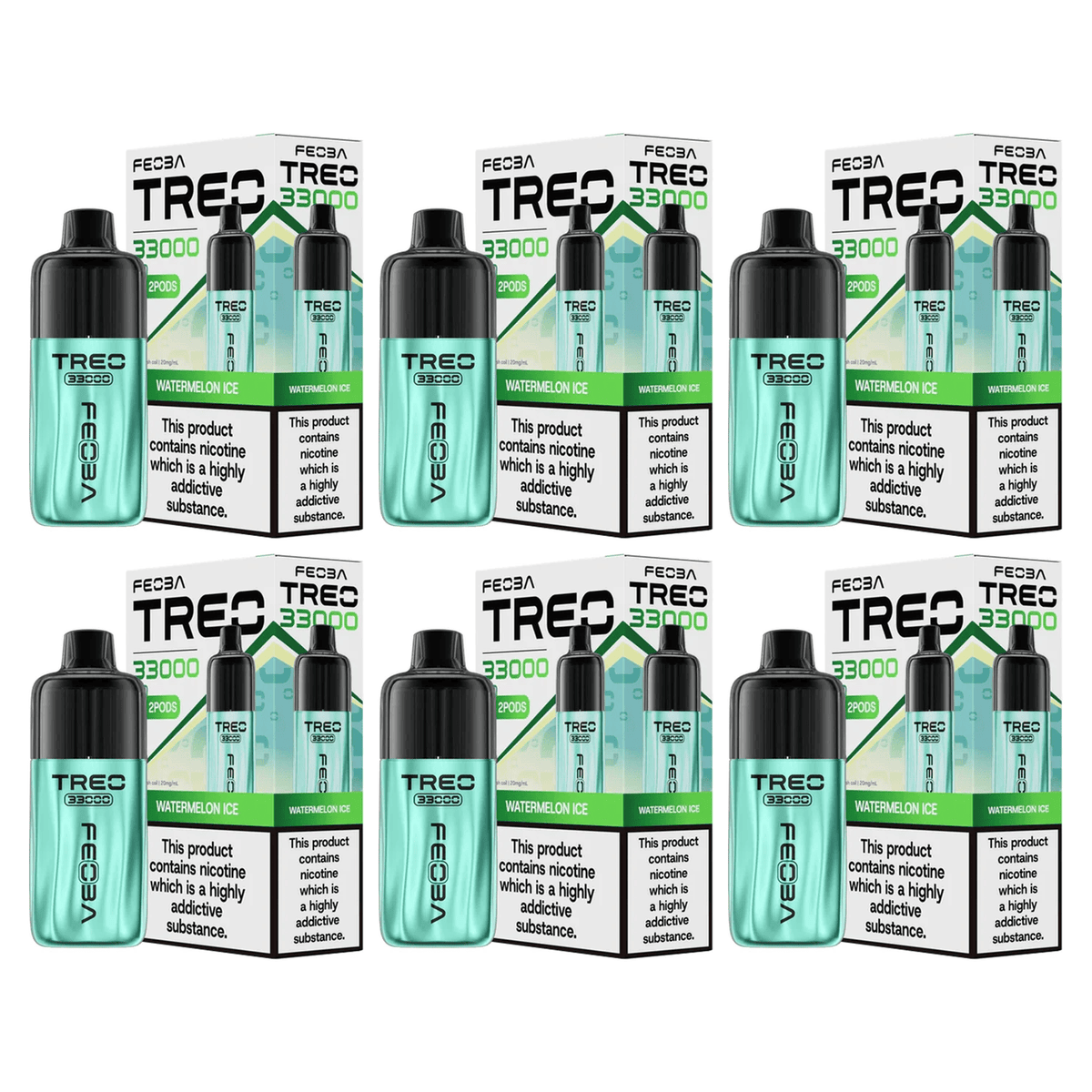 Feoba Treo 33000 Puffs (6 Pack)