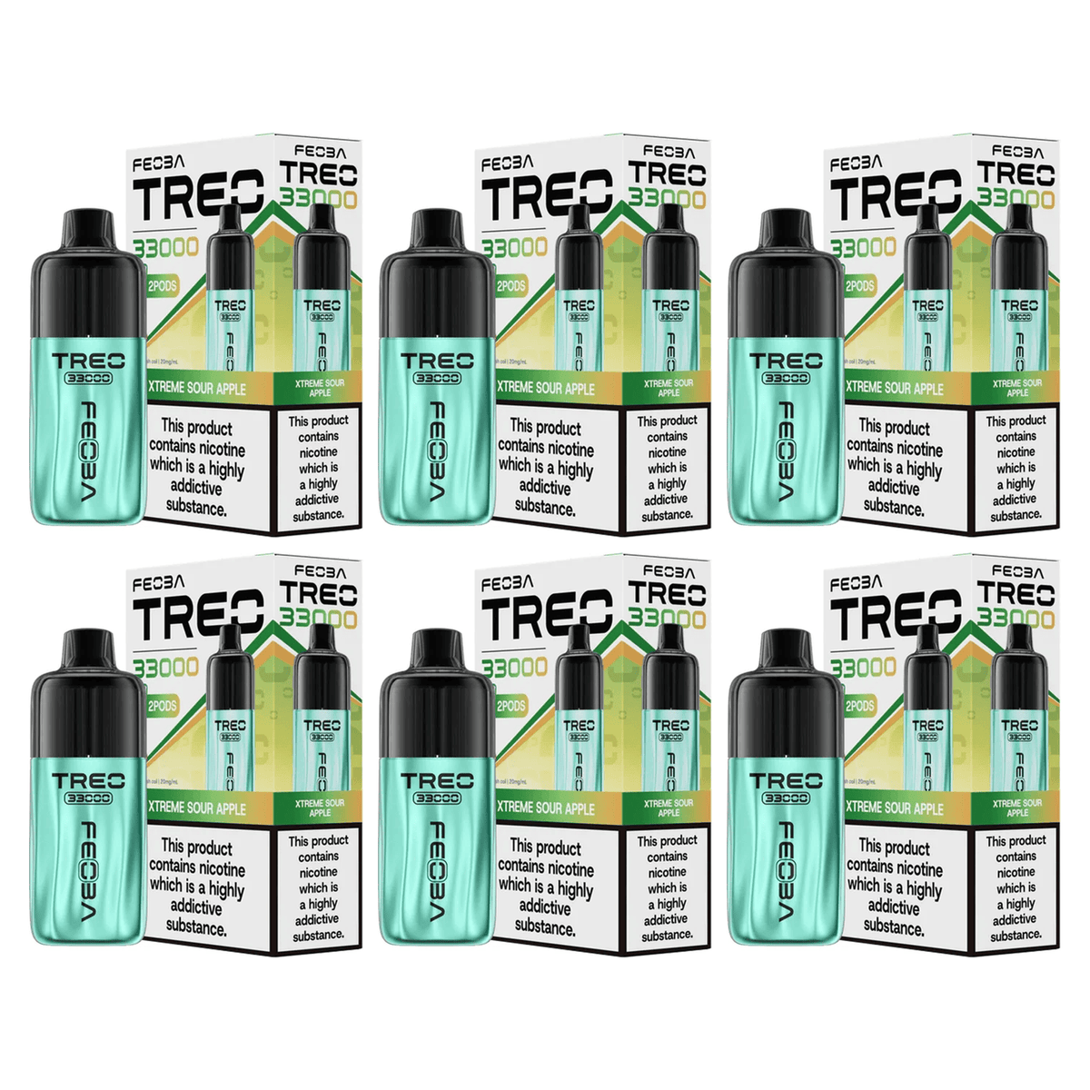 Feoba Treo 33000 Puffs (6 Pack)