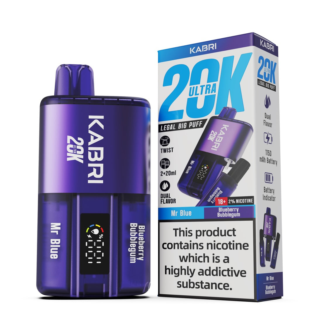 Kabri 20K - Mr Blue & Blueberry Bubblegum