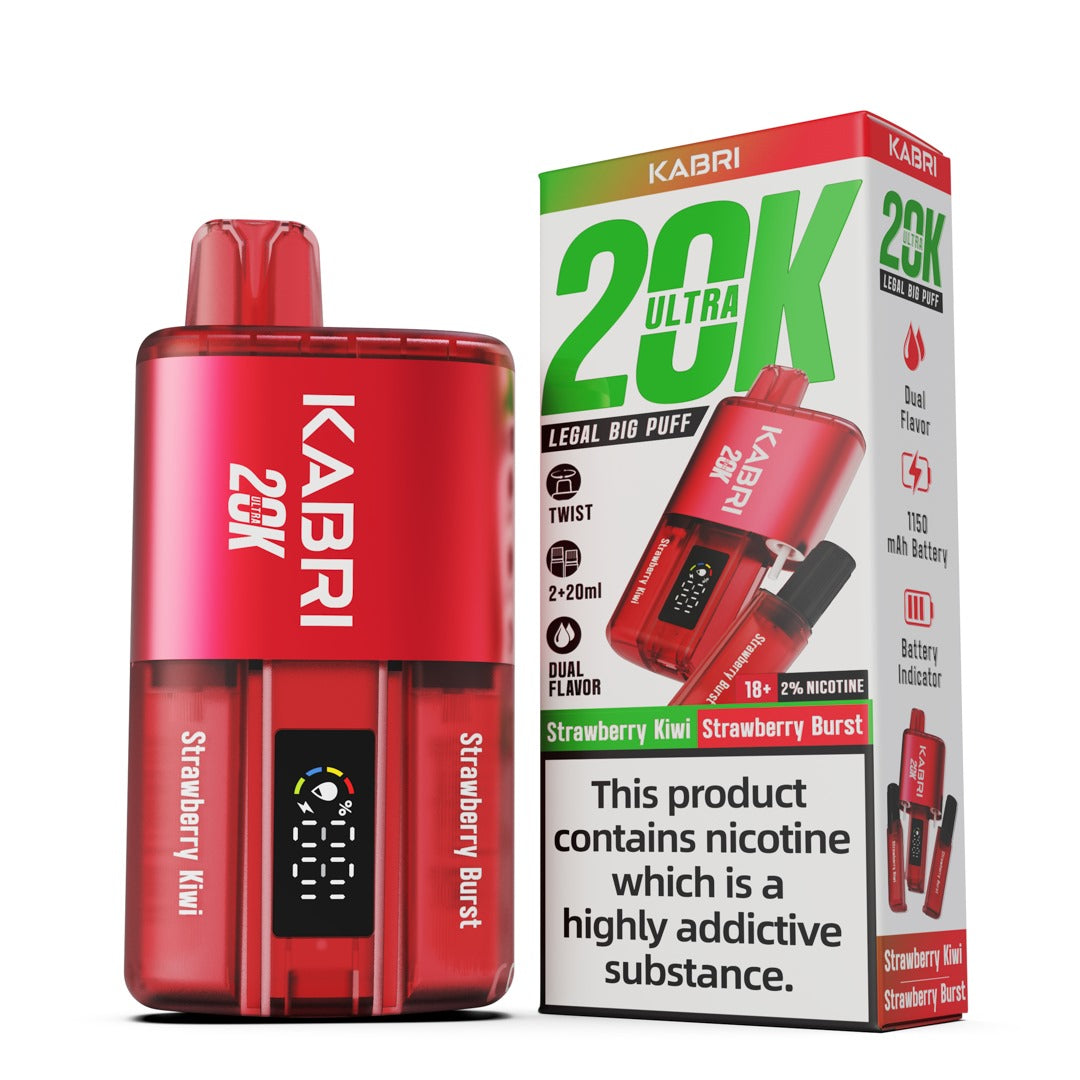 Kabri 20K - Strawberry Kiwi & Strawberry Burst