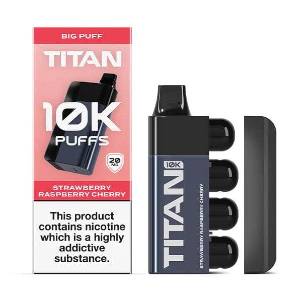 Titan 10K Puff Bar - Strawberry Raspberry Cherry 