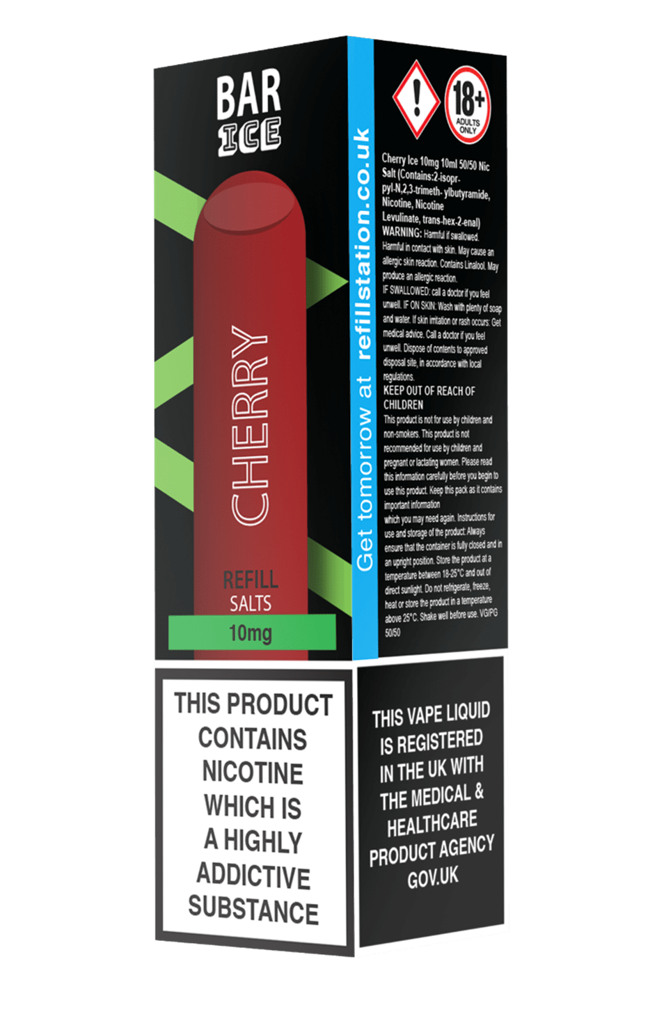 Bar Ice Nicotine Salts - Cherry 