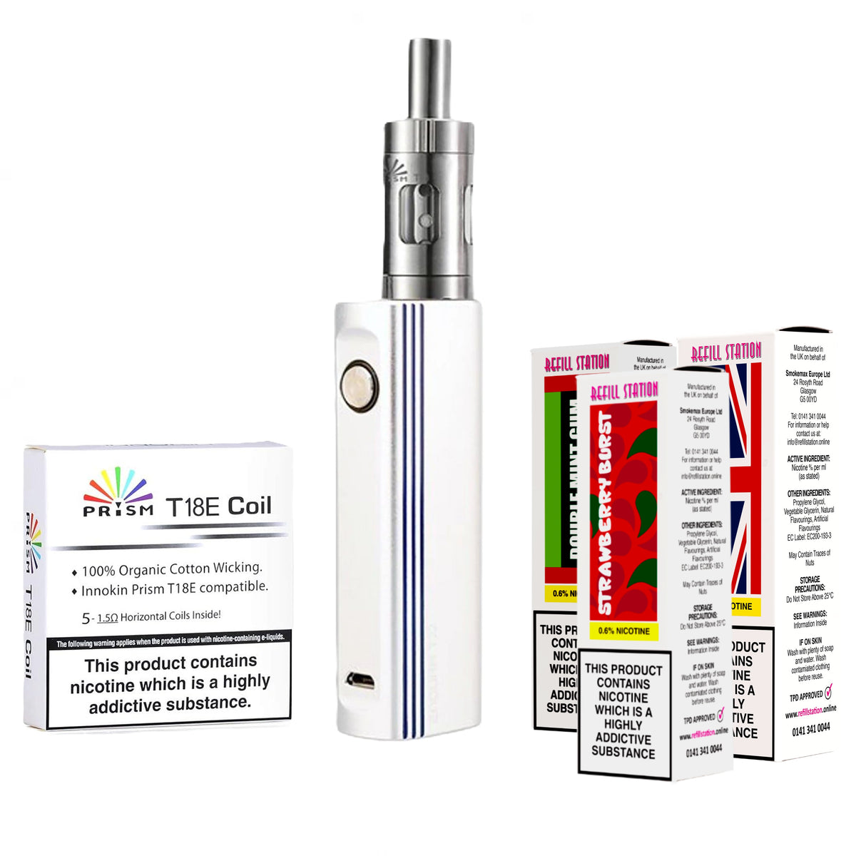 Quit Kit 1 with 3 liquids 