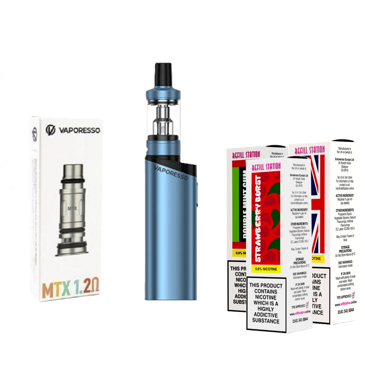 Quit Kit 3 with 3 liquids 