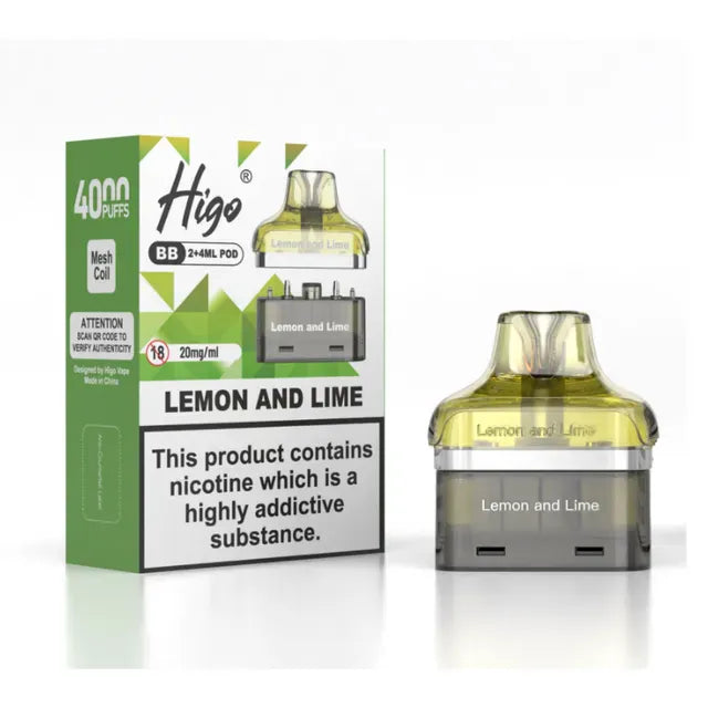 Higo BB 4000 Pods (2 Pack)