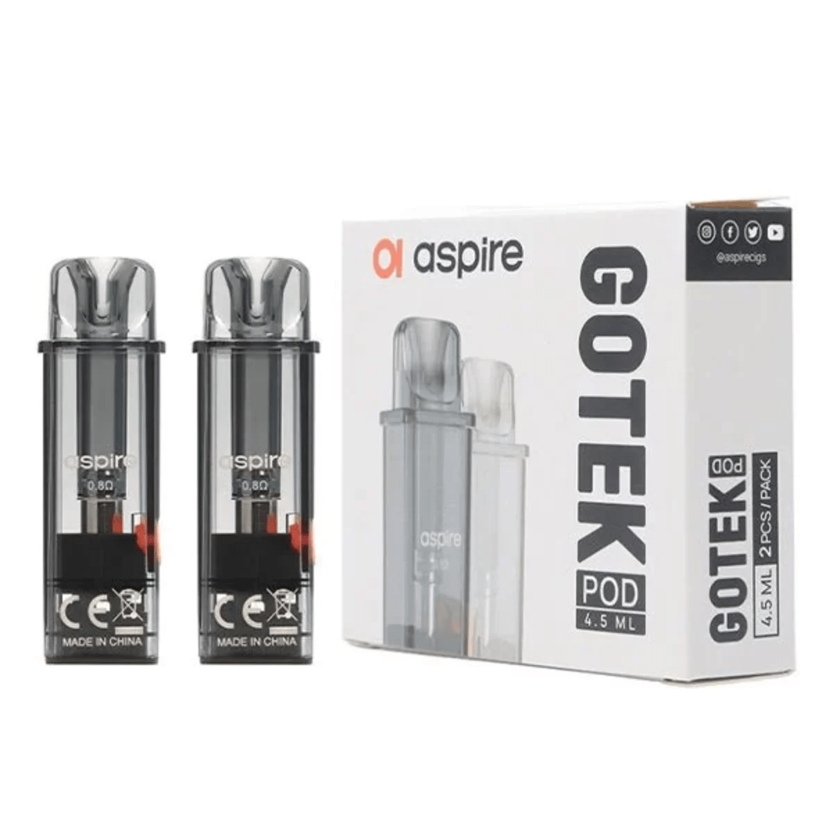 Aspire Gotek Pods x2 
