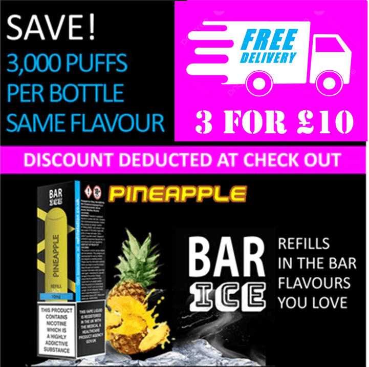 Bar Ice Nicotine Salts - Pineapple