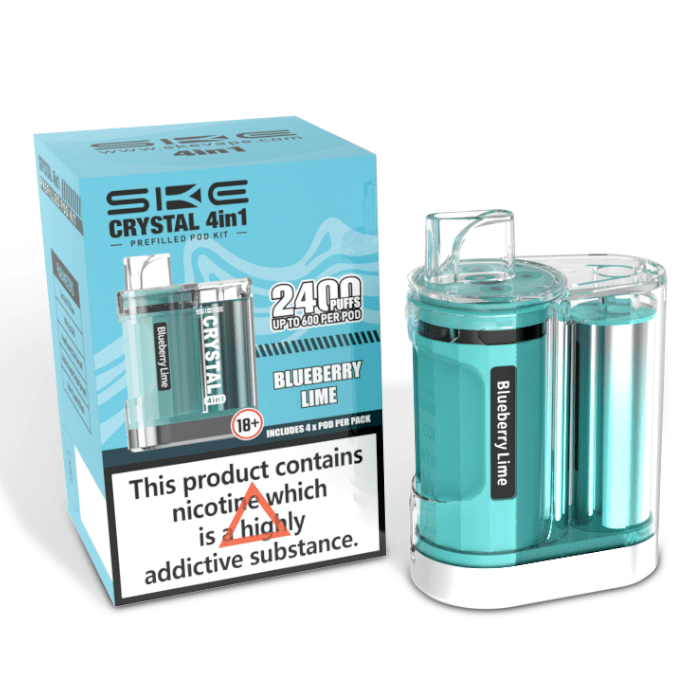 Crystal 4 in 1 2400 - Blueberry Lime 