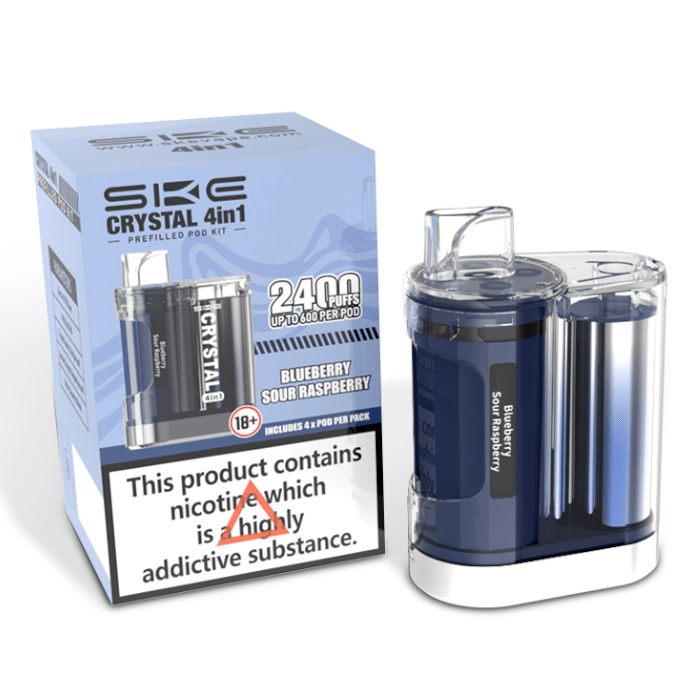 Crystal 4 in 1 2400 - Blueberry Sour Raspberry 
