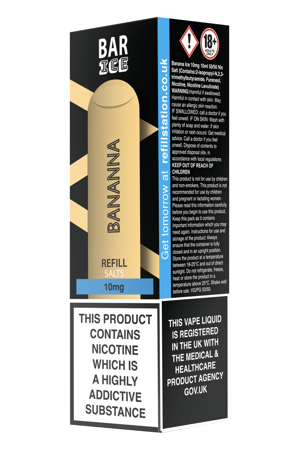 Bar Ice Nicotine Salts - Banana 
