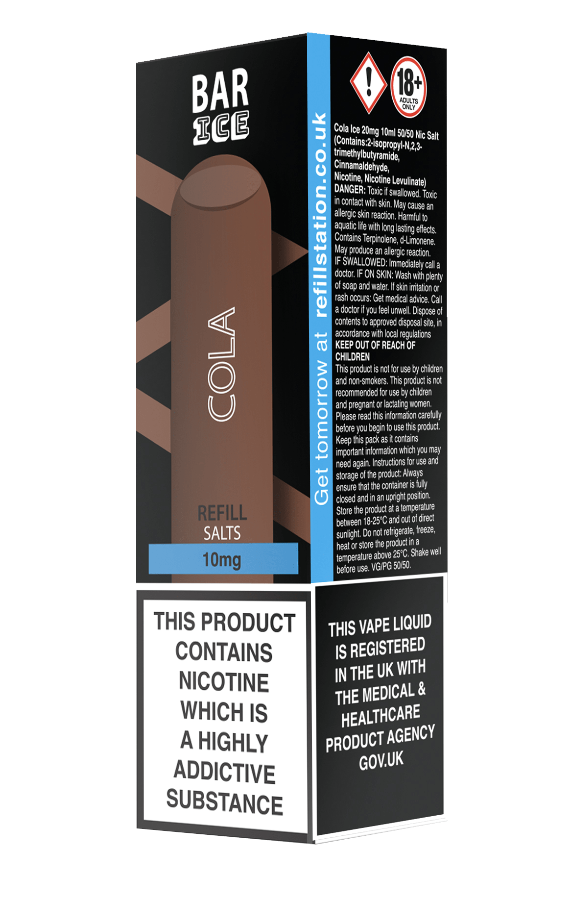Bar Ice Nicotine Salts - Cola 