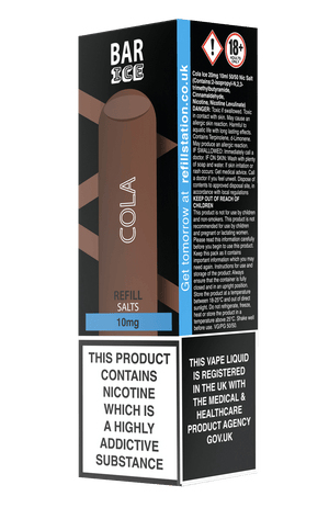 Bar Ice Nicotine Salts - Cola 10 Pack
