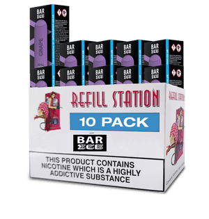 Bar Ice Nicotine Salts - Grape 10 Pack