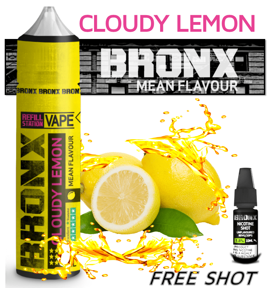 Bronx Cloudy Lemonade with Free Nicotine Shot