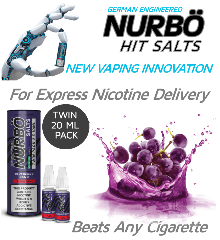 NURBÖ Twin Pack Nicotine Salts Blueberry Bang