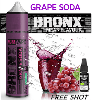 Bronx Grape Soda with Free Nicotine Shot