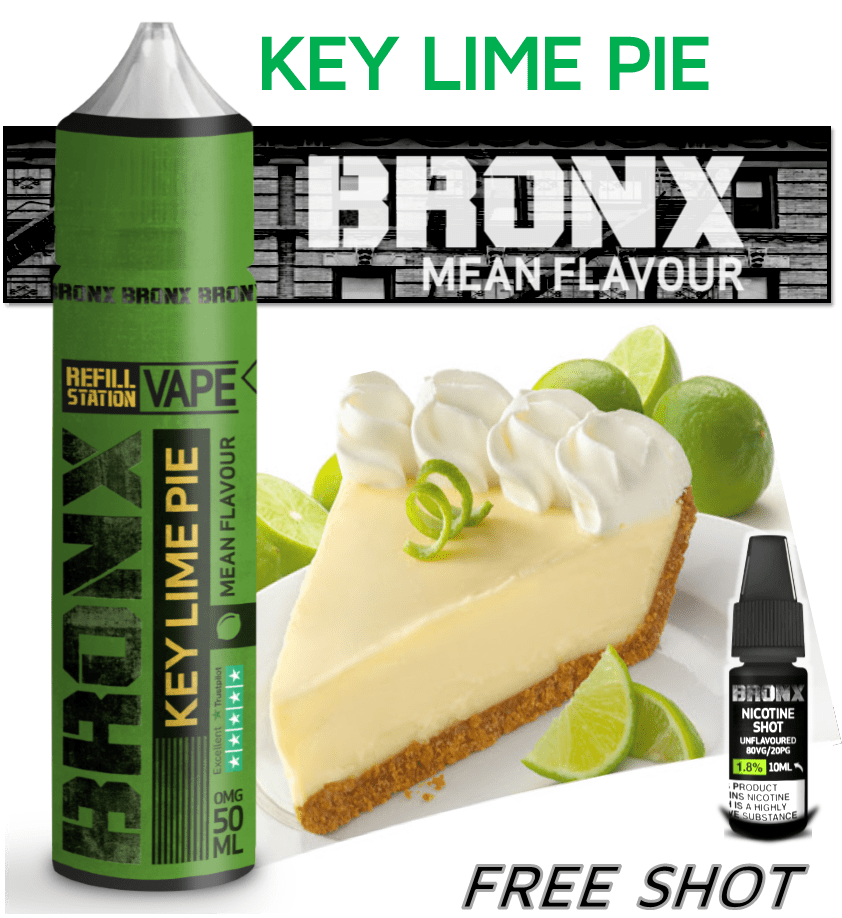 Bronx Key Lime Pie with Free Nicotine Shot 
