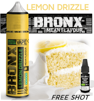 Bronx Lemon Drizzle with Free Nicotine Shot