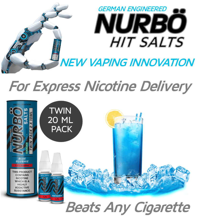 NURBÖ Twin Pack Nicotine Salts Blue Slushie 