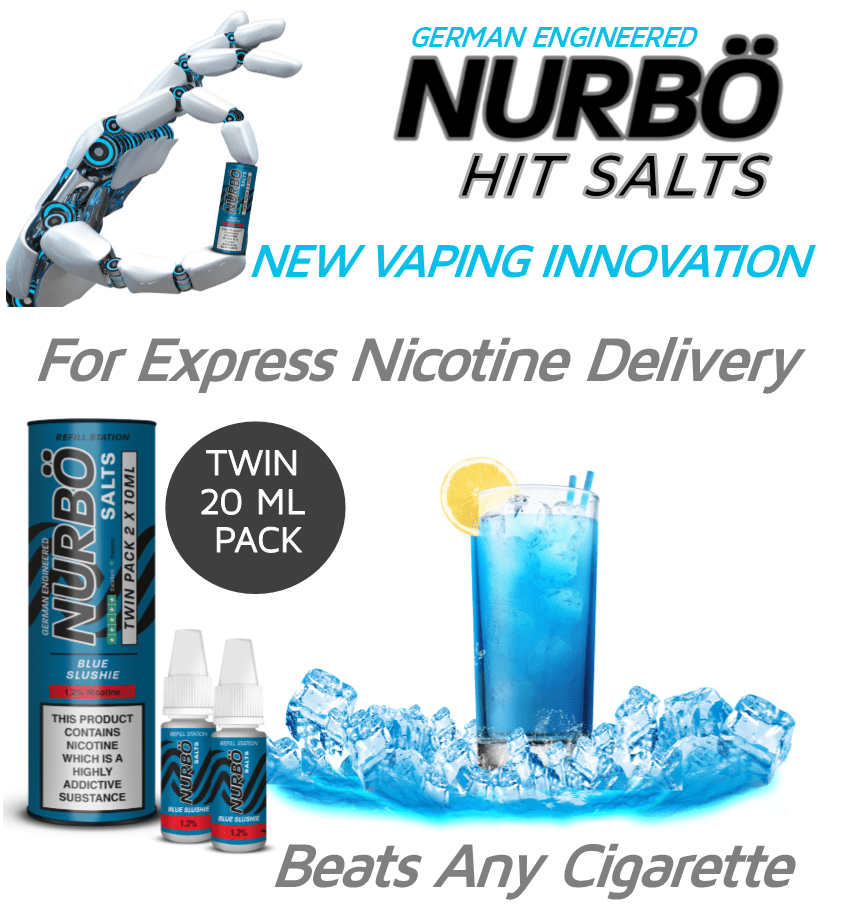NURBÖ Twin Pack Nicotine Salts Blue Slushie