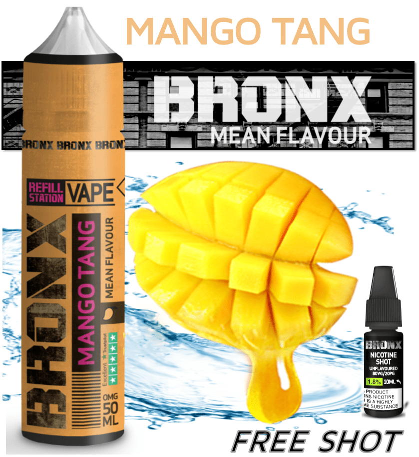 Bronx Mango Tang with Free Nicotine Shot 