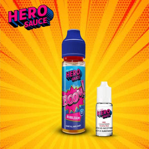 Hero Sauce BOOM Bubblegum with Free Nicotine Shot