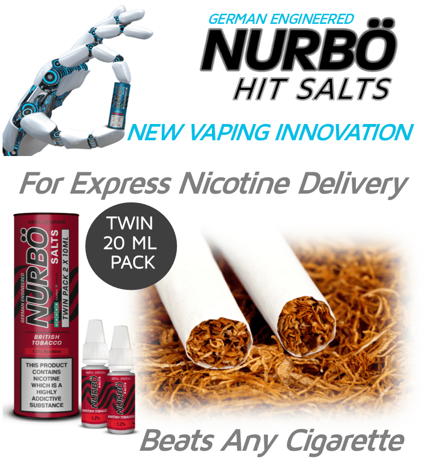 NURBÖ Twin Pack Nicotine Salts British Tobacco