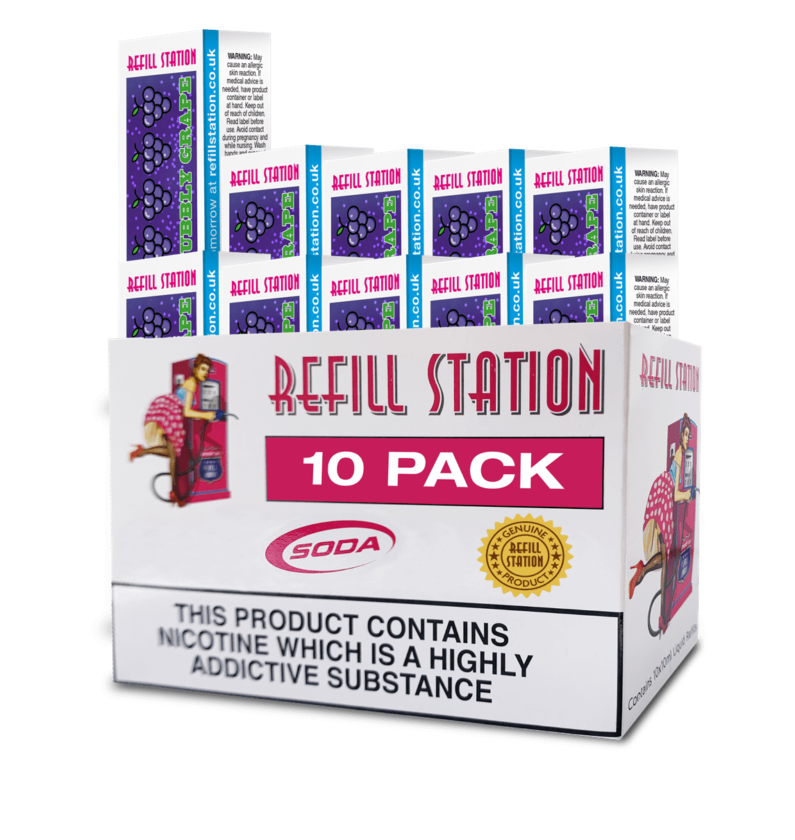 Bubbly Grape 10 Pack 