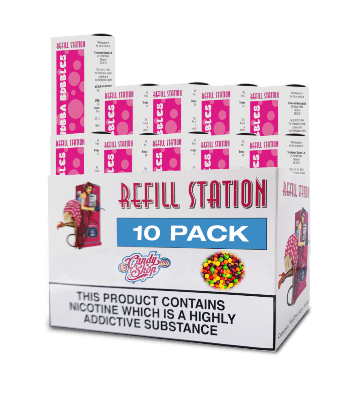 Hubba Bubbles 10 Pack 