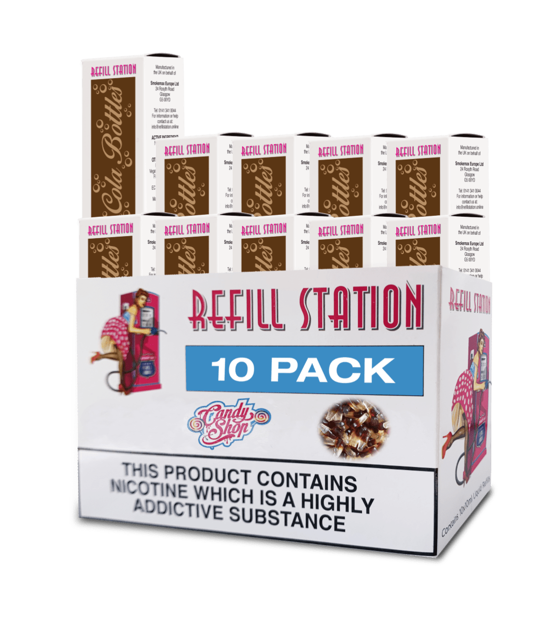Cola Bottles 10 Pack 