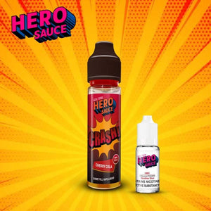 Hero Sauce CRASH Cherry Cola with Free Nicotine Shot