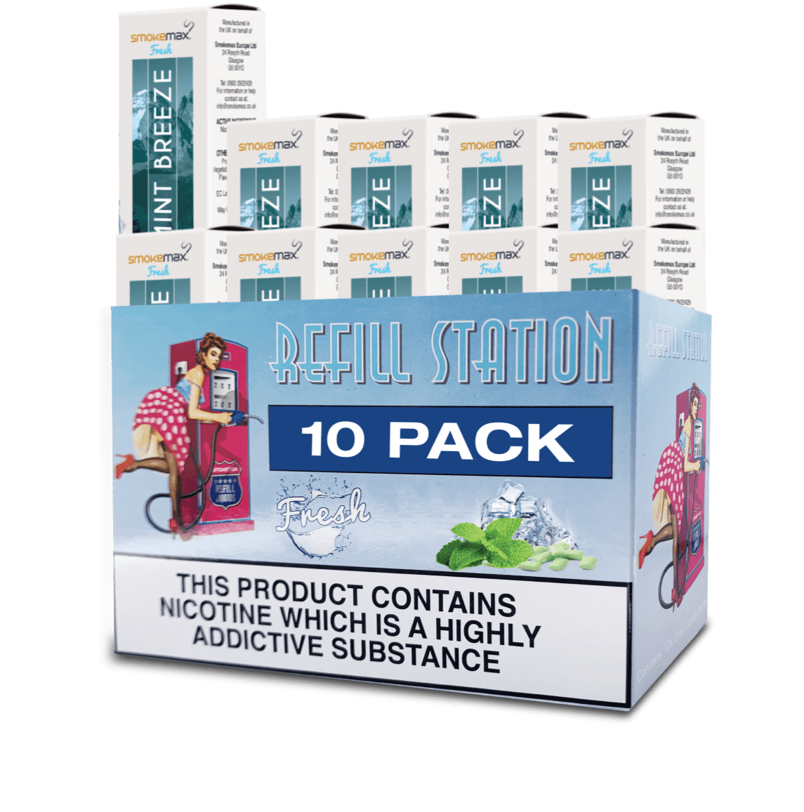 Mint Breeze 10 Pack 