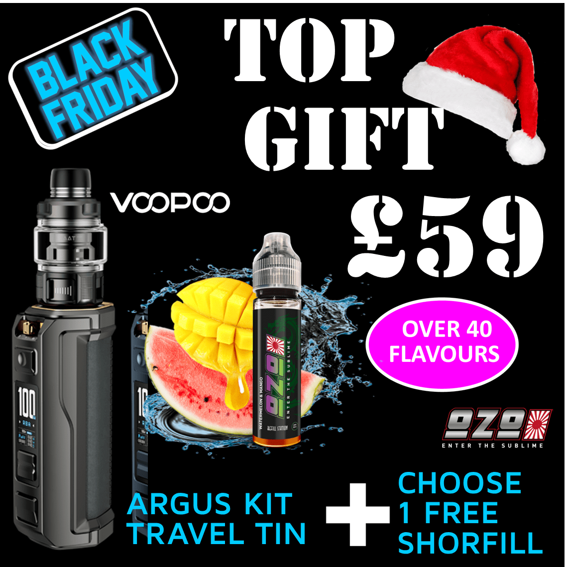 Voopoo Argus XT with travel tin 