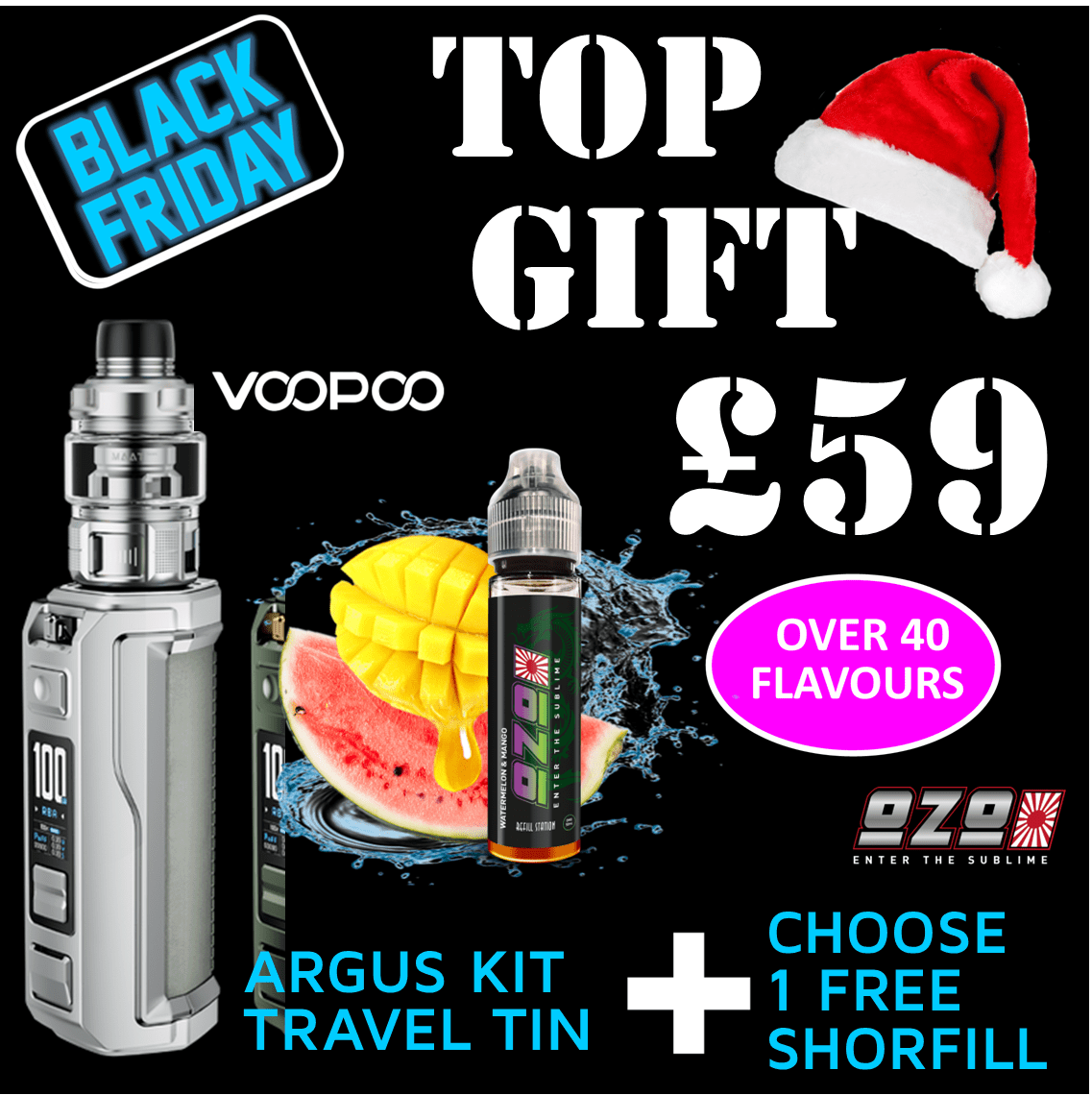 Voopoo Argus XT with travel tin 