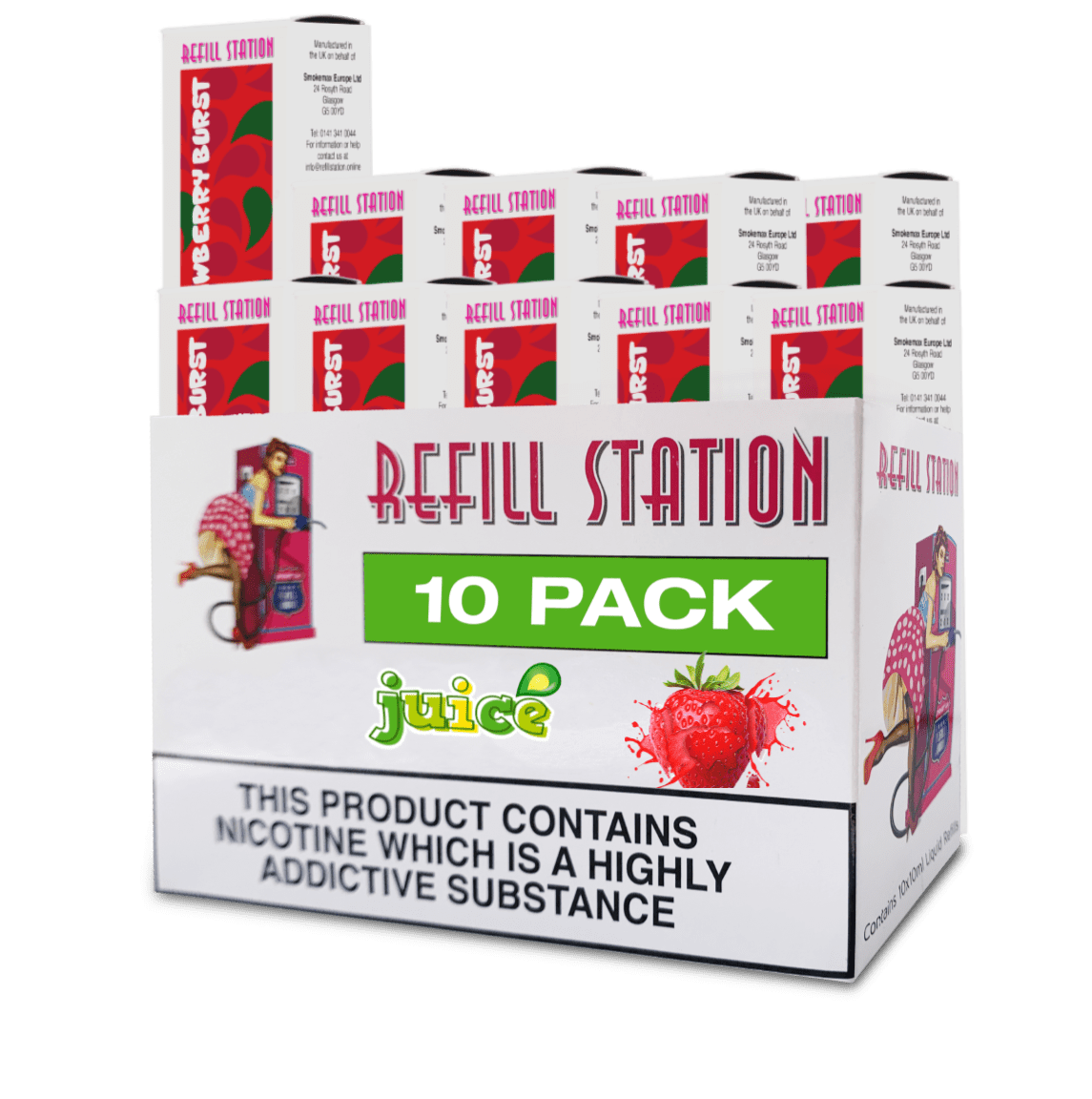 Strawberry Burst 10 Pack 