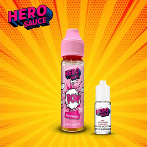 Hero Sauce POW Pink Lemonade with Free Nicotine Shot