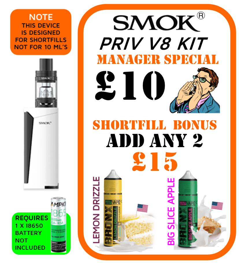 Smok Priv V8 Kit White/Black