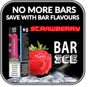Bar Ice Nicotine Salts - Strawberry 10 Pack