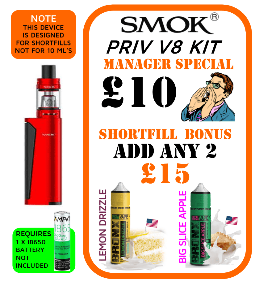 Smok Priv V8 Kit Red